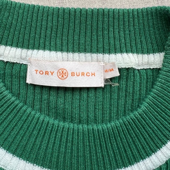 ❤️ Tory Burch ❤️ Short Sleeve Ribbed Knit Sweater - Picture 6 of 7